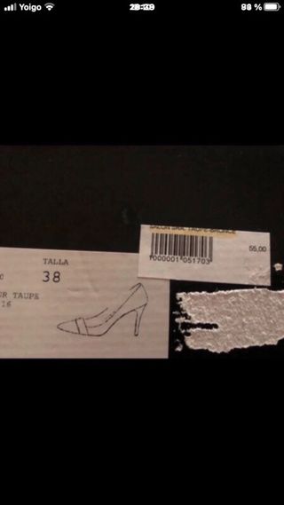 Zapatos Patricia Miller Piel Marrón y Dorado