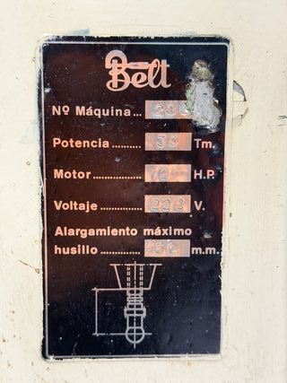 Prensa Excéntrica Belt 30 TN