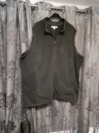 Chaleco polar Amazon verde oliva Talla XXXXXL Muje