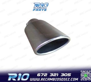 COLA ESCAPE TIPO CUPRA ACERO INOX