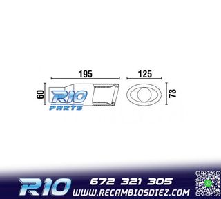 COLA ESCAPE TIPO CUPRA ACERO INOX
