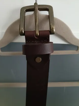 Cinturón Polo Hípica Marrón y Azul