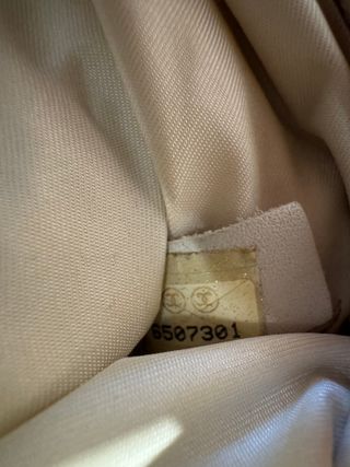 Bolso Chanel Beige y Blanco