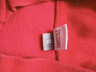 Chaqueta roja 12 años telar polar