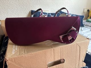 Lote Zapatos y Cartera Morados a Juego