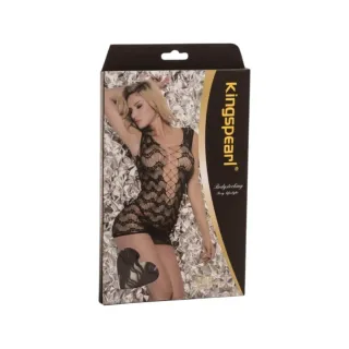 Lencería fina sensual Kingspearl Talla Única Negra