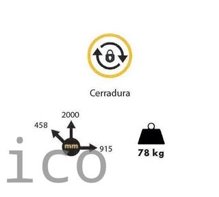 Armario Doble Puerta 2 Metros Alyco 192852