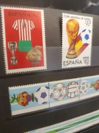 Sellos Mundial Fútbol España 82-Naranjito