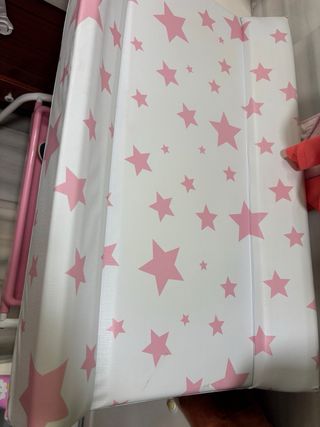 Bañera cambiador bebé estrellas