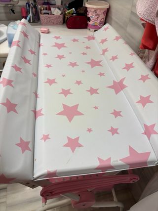 Bañera cambiador bebé estrellas