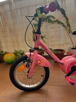 Bicicleta infantil rosa Btwin