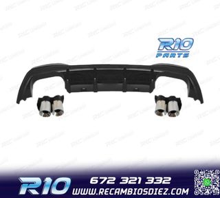 DIFUSOR VOLKSWAGEN VW GOLF 8 21-23 LOOK R DOBLE SALIDA + CO