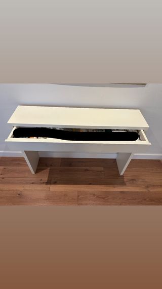 Mueble recibidor blanco