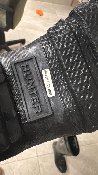 Botas Hunter Negras Talla 37