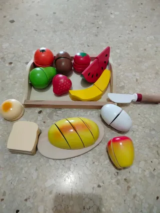 ✅Extras+Set de comida Madera