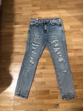 Jeans H&M strappati azzurro chiaro