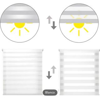 Estor Enrollable Noche y Día Easyfix