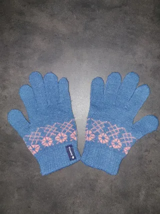 Guantes Quechua niño azul y rosa