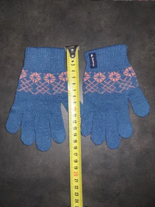 Guantes Quechua niño azul y rosa