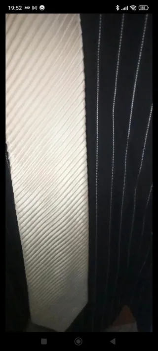 Traje Zara Negro + Camisa + Corbata Seda