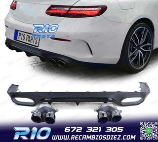 DIFUSOR MERCEDES CLASE E C238 16- LOOK AMG E53 + COLAS ESCAP