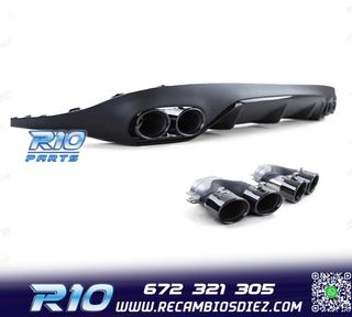 DIFUSOR MERCEDES CLASE E C238 16- LOOK AMG E53 + COLAS ESCAP