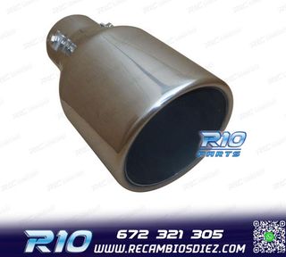 COLA ESCAPE REDONDA 102MM ACERO INOX