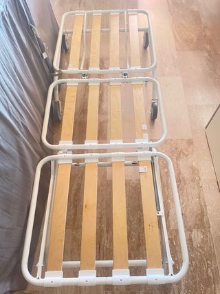 Divano letto singolo Ikea bianco