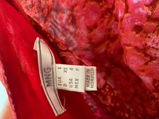 Vestido midi estampado rosas S-M