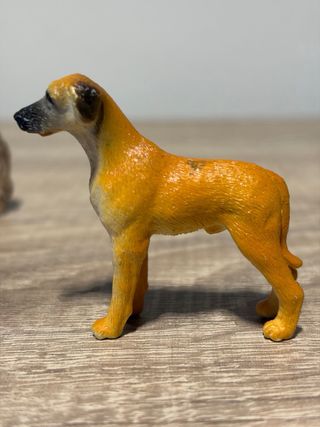 Lote 7 figuras PVC Safari Ltd perros antiguas