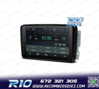RADIO GPS ANDROID 12 PARA MERCEDES VIANO VITO C W203 A W168