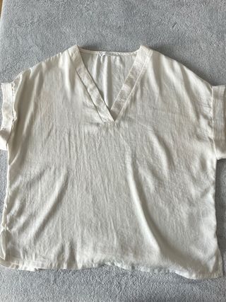 Blusa blanca vaporosa