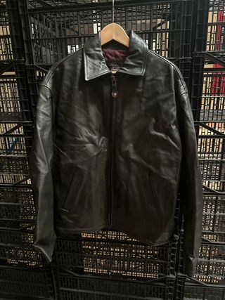 Chaqueta de Piel RedSkins Negra Talla M