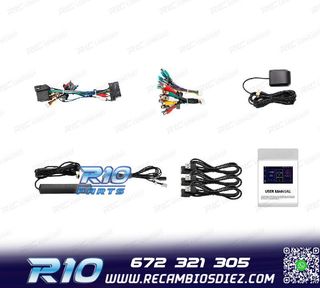 RADIO GPS ANDROID 12 PARA VOLKSWAGEN VW SKODA SEAT