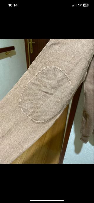 Jersey de hombre V-neck marrón