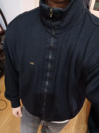 Jersey Vintage Lacoste Negro Talla XL