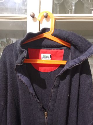 Jersey Vintage Lacoste Negro Talla XL