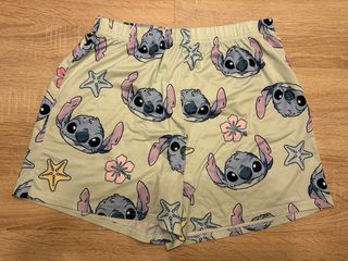 Pijama corto Stitch verde y rosa