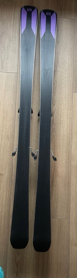 Esquís SALOMÓN WMAX 12 con fijaciones