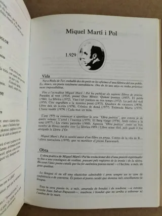 Llibre Antologia escolar de la literatura catalana