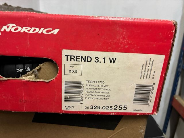 Botas Esquí nueva Nordica T3.1w T25-25.5