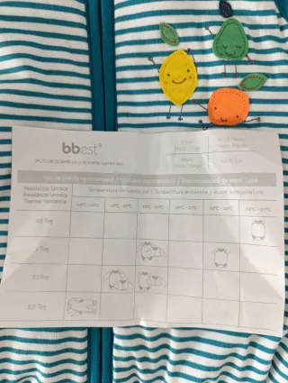 Saco dormir bebé 6-18 meses