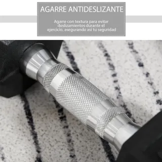 Juego Mancuernas 2x10kg + Barra Conexión