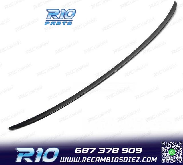 ALERON SPOILER BMW E92 E93 LOOK M NEGRO BRILLO