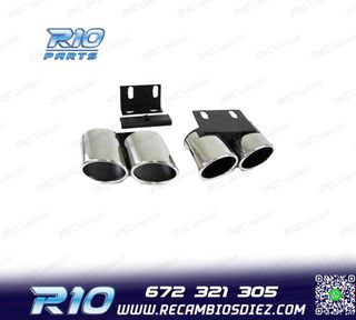 COLAS ESCAPE AUDI A3 8V 13- LOOK S CROMO