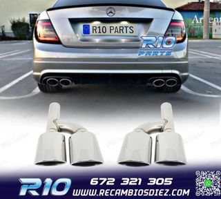 COLAS ESCAPE MERCEDES CLASE C W204 07-15 LOOK AMG 50X100