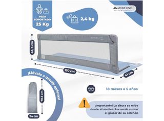 Mobiclinic®, Barrera Seguridad Niños Cama