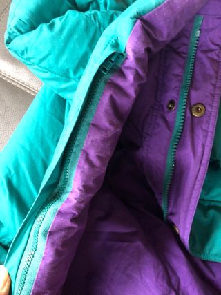 Giubbotto Lotto Verde/Viola unisex vintage