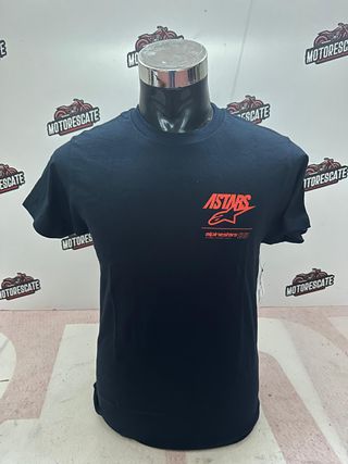 Camiseta Alpinestars Talla S Azul Marino Naranja