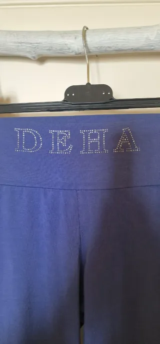 Set 3 leggings Deha neri e blu